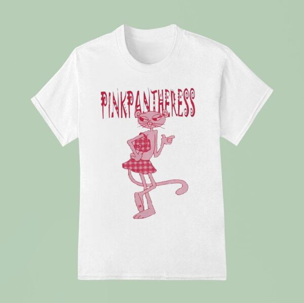 Pink Pantheress Cartoon T Shirt