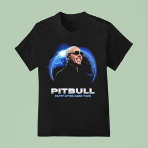 Pitbull Party After Dark Tour Map T Shirt