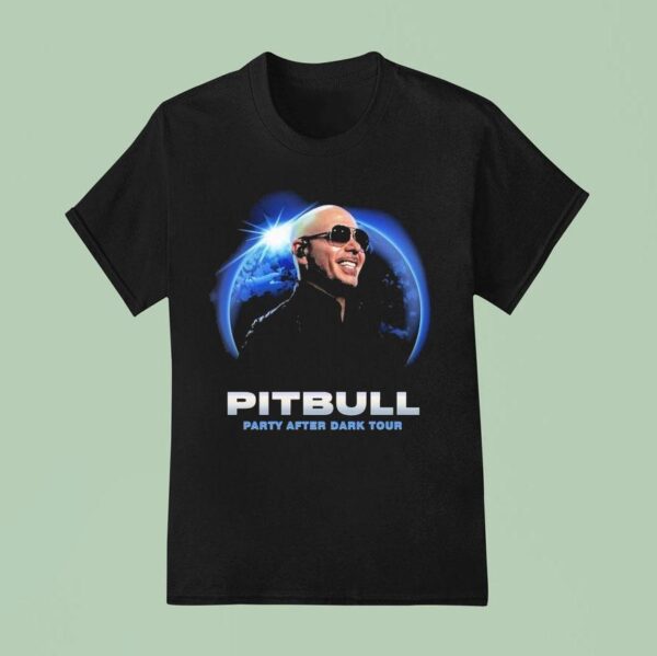Pitbull Party After Dark Tour Map T Shirt