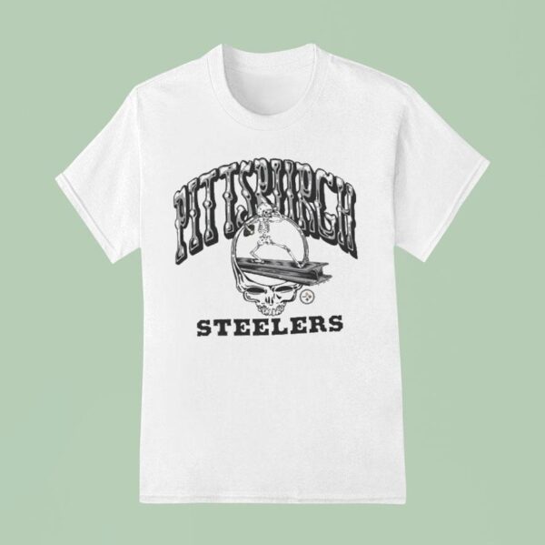Pittsburgh Slers Nfl X Grateful Dead Skeleton T Shirt