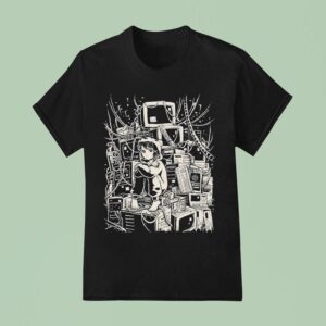 Pixel Eye Bat Wired World T Shirt