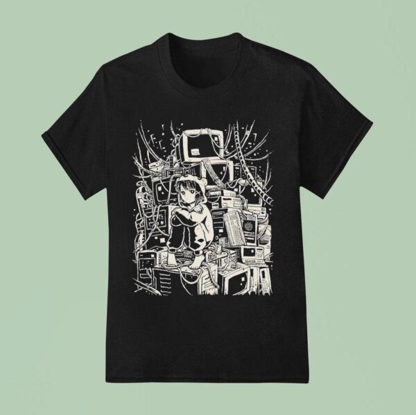 Pixel Eye Bat Wired World T Shirt