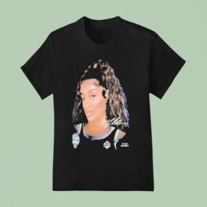 Playa Society Angel Reese Sketch Chicago Sky Angel T Shirt