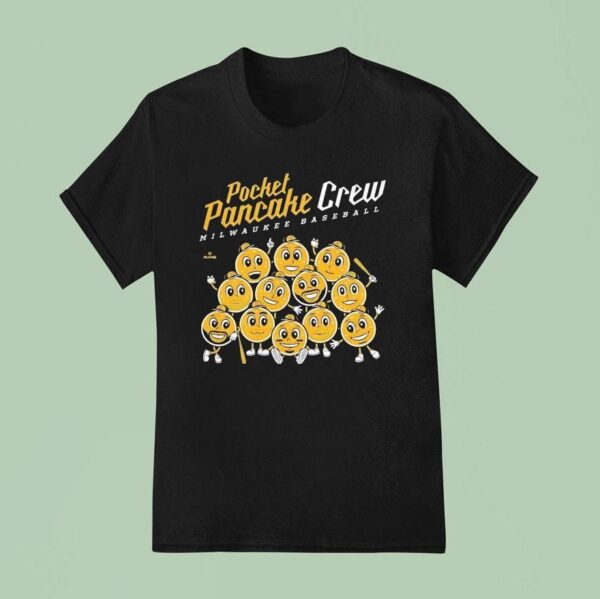 Pocket Pancake Crew Milwaukee Brewers Baseball T Shirt