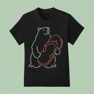 Polar Bear Chancla Neon T Shirt