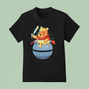 Pooh And A Death Star Honey Po T Shirt