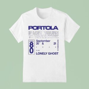 Portola X Lonely Ghost If Lost Return To Warehouse T Shirt