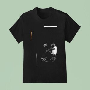 Post Malone And Jelly Roll The Big Ass World Tour Handshake Dates Signatures T Shirt