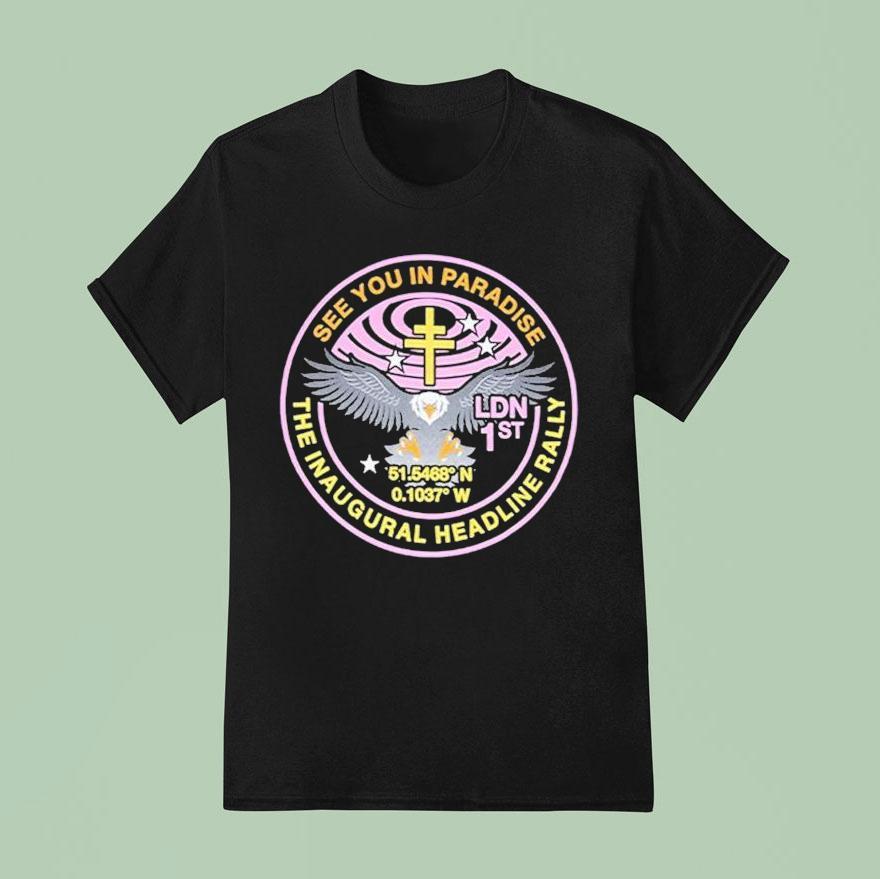 President See You In Paradise The Inaugural Headline Rally Eagle T Shirt
