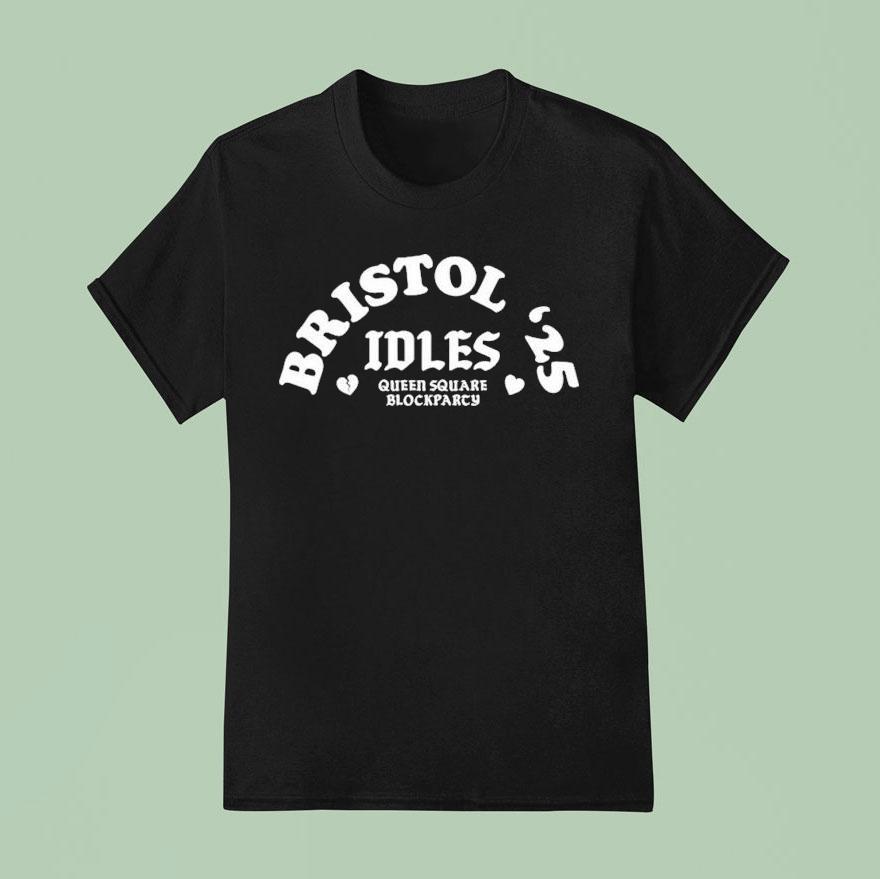 Queen Square Block Party Flocked T Shirt