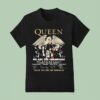 Queen We Are The Champions Th Anniversary Thank You For The Memories Signatures T Shirt