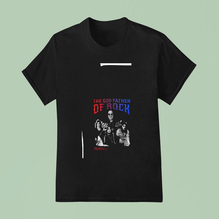 R I P Ozzy Osbourne The God Father Of Rock Forever In Our Hear T Shirt