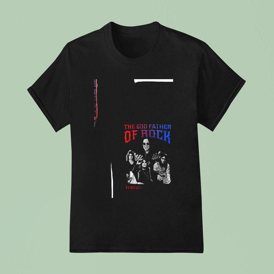 R I P Ozzy Osbourne The God Father Of Rock T Shirt
