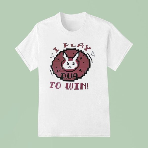 Rabbit I Play To Win Pixel T Shirt
