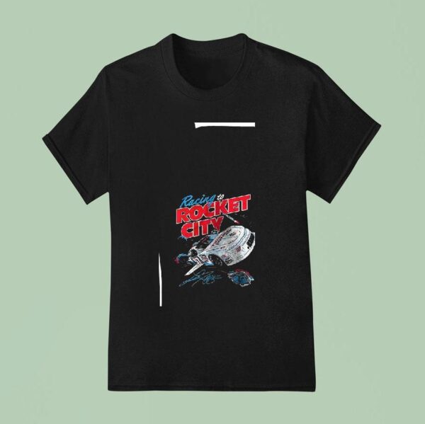 Racing To Rocket City Trash Pandas X Landon Huffman Signature Graphic T Shirt
