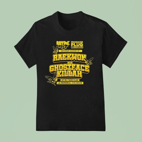 Raekwon X Ghostface Killah Rhyme Fest Bees T Shirt