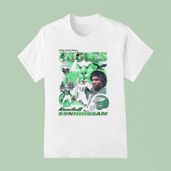 Randall Cunningham Philadelphia Eagles Football Retro T Shirt