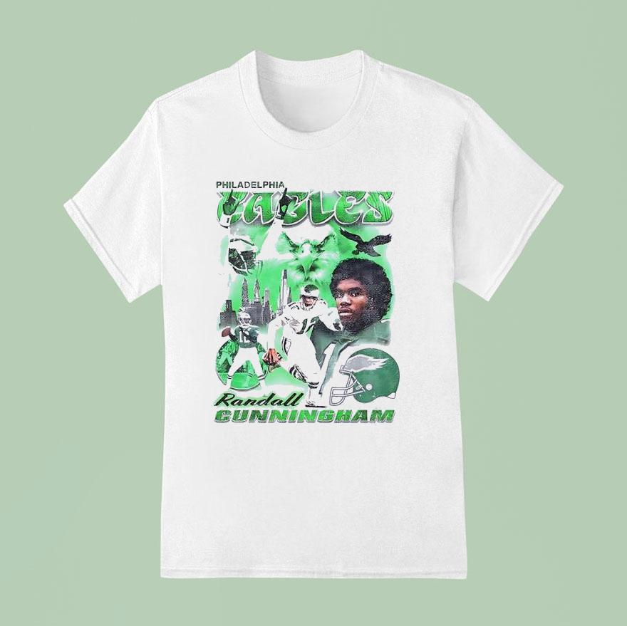Randall Cunningham Philadelphia Eagles Football Retro T Shirt