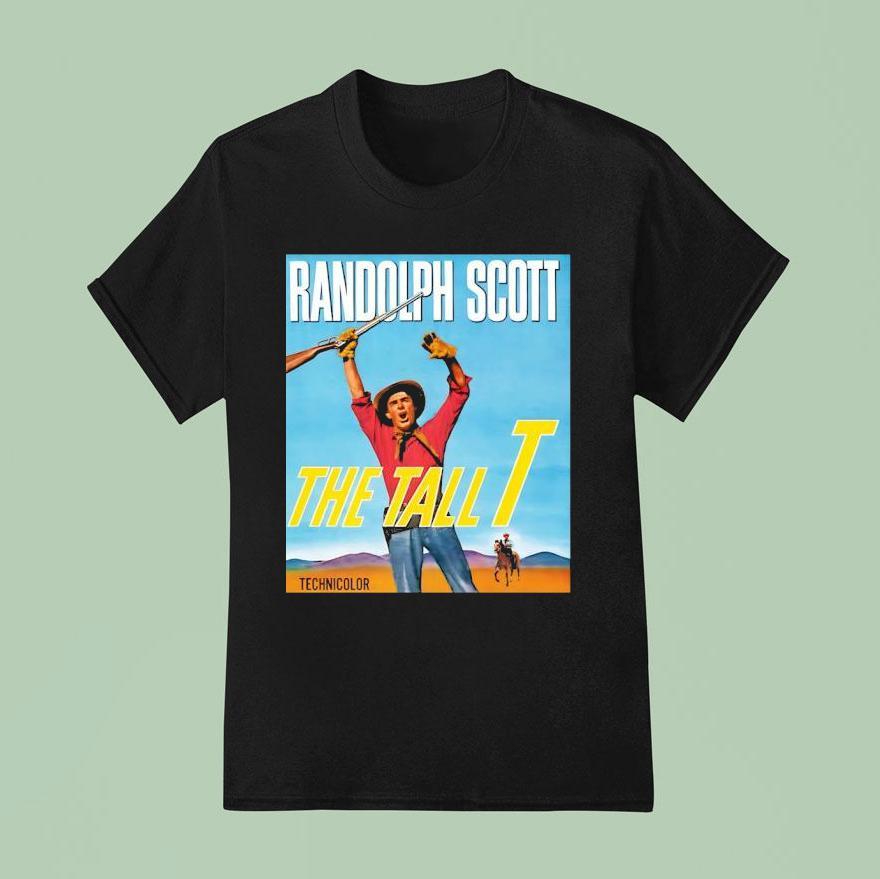 Randolph Scott The Tall T Technicolor T Shirt