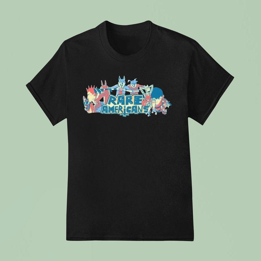 Rare Americans Usa Canada Tour T Shirt