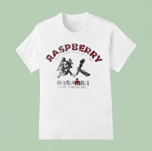 Raspberry Raspbian Japan In Lake Biwa Triathlon Championship July Vintage T Shirt
