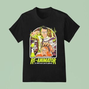 Re Animator Talking Head It Will Scare You To Pieces T Shirt