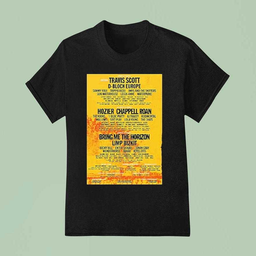 Reading And Leeds Festival For Leeds Festival On August To August Bramham Park In Leeds England T Shirt