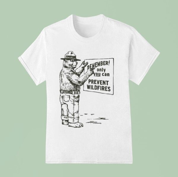 Remember Only You Can Prevent Wildfires Smokey Bear T Shirt