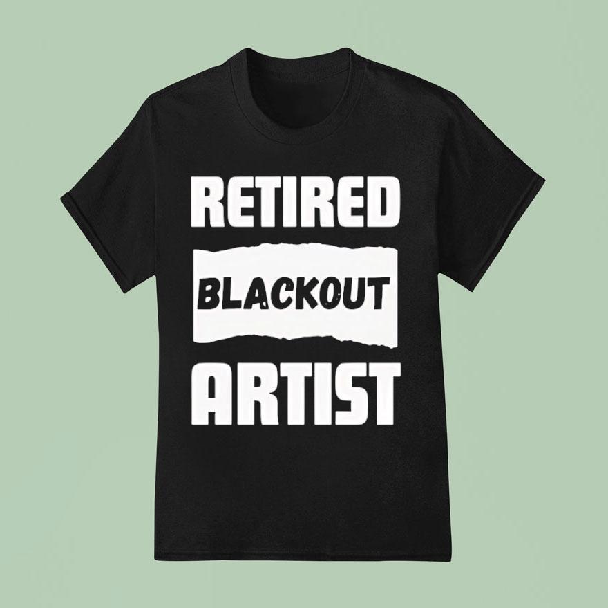 Retired Blackout Artis T Shirt