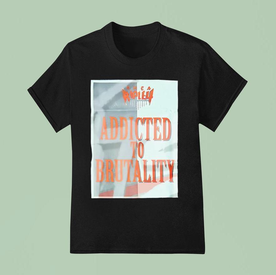 Rhea Ripley Wwe Addicted To Brutality T Shirt