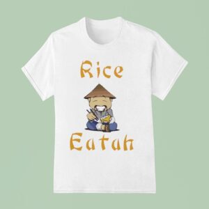 Rice Eatah Caricature T Shirt