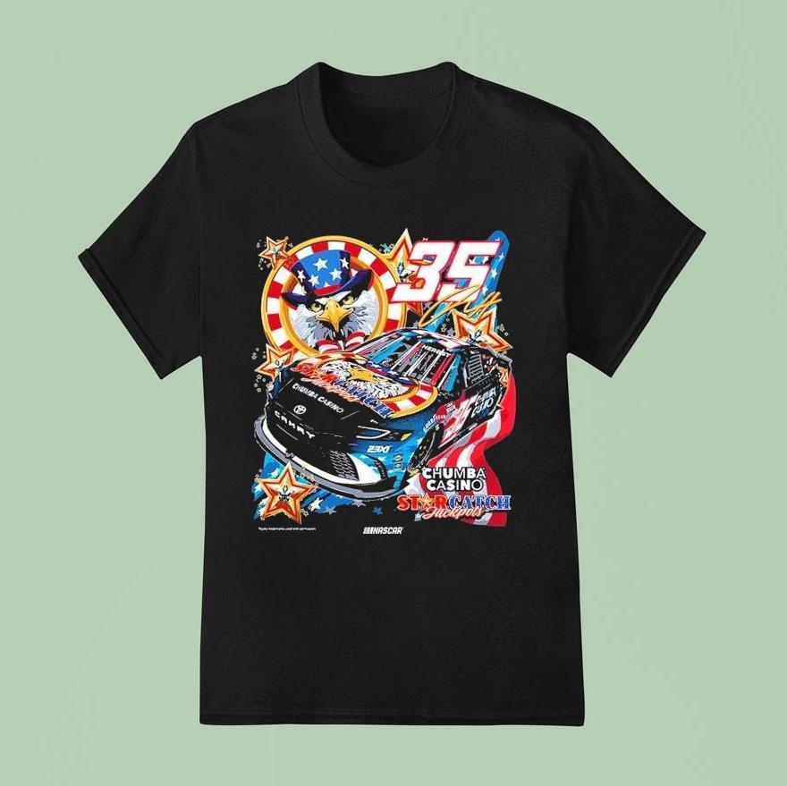 Riley Herbst Chumba Casino Xi Racing Nascar Eagle T Shirt