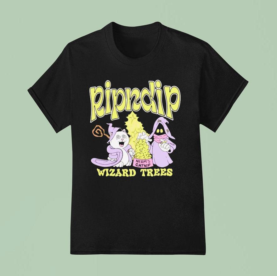 Ripndip Wizard Trees Nerm S Catnip T Shirt