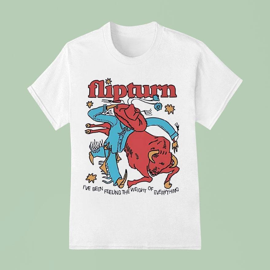 Rodeo Clown Flipturn I Ve Been Feeling The Weight Of Everything T Shirt