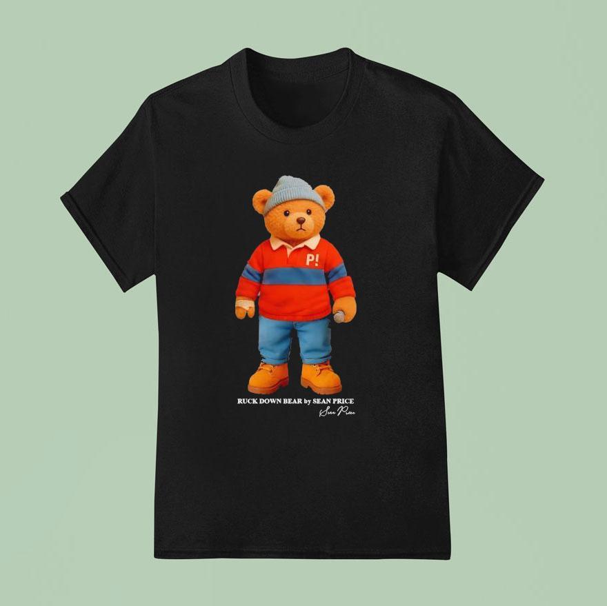 Ruck Down Bear By Sean Price T Shirt