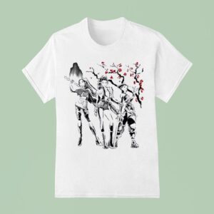 Rumi Mira And Zoey Of Huntr X From Kpop Demon Hunters In Japanese Sumi E Style T Shirt