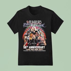 Rumours Of Fleetwood Mac Th Anniversary Thank You For The Memories Signatures T Shirt