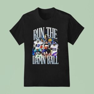 Run The Damn Ball Football Team T Shirt