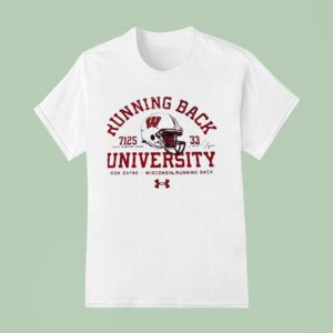 Running Back Wisconsin Badgers University Ron Dayne Wisconsin Running Back T Shirt
