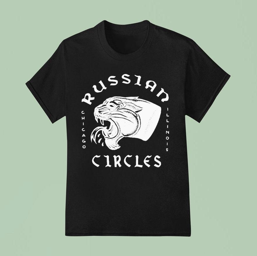 Russian Circles Chicago Illinois Panther T Shirt