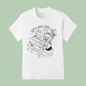 Rusty Van Ranch Just A Quick Little Tugski Logo T Shirt