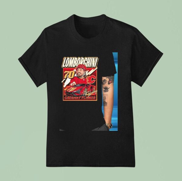 Ryan Lowberg Lomborghini Calgary Flames Hockey T Shirt