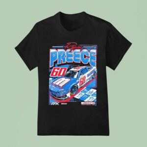 Ryan Preece No Ford Mustang Dark Horse For Rfk Racing T Shirt