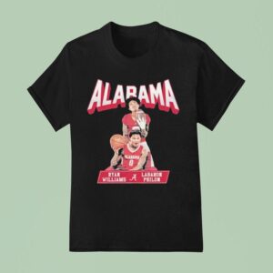 Ryan Williams Labaron Philon Alabama Crimson Tide Dual Threa T Shirt