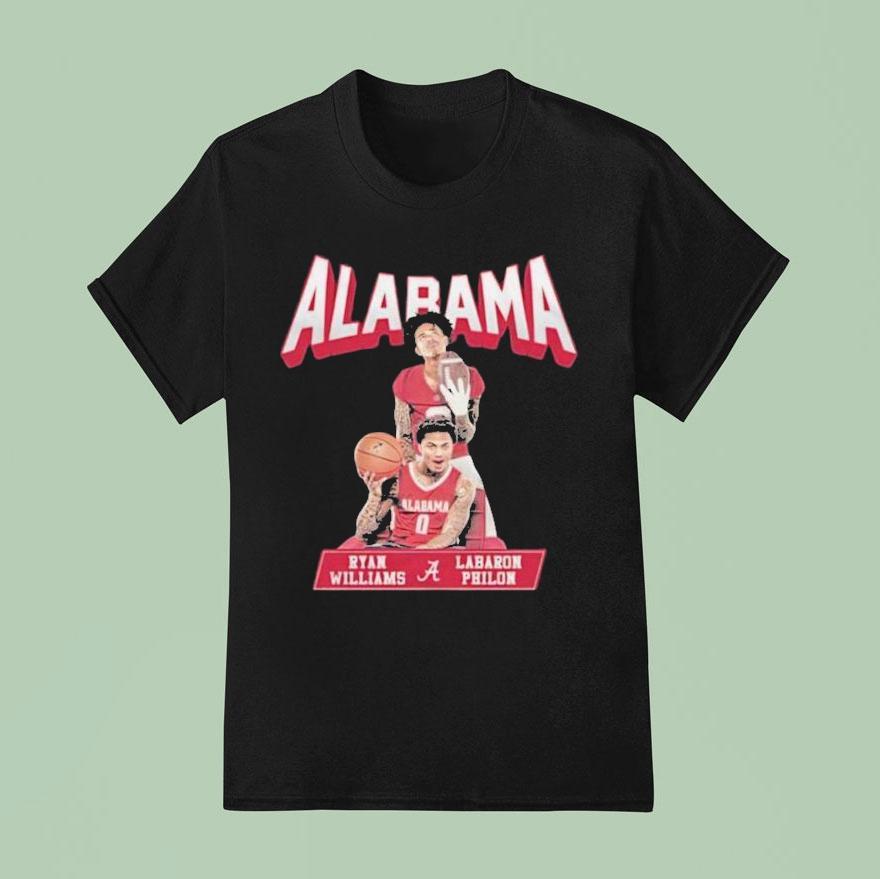 Ryan Williams Labaron Philon Alabama Crimson Tide Dual Threa T Shirt