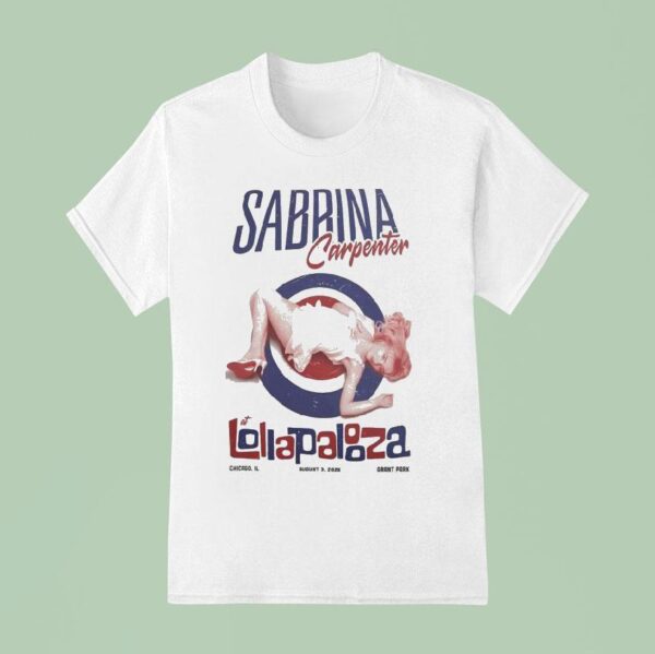 Sabrina Carpenter Chicago Il Lollapalooza T Shirt