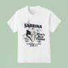 Sabrina Carpenter Is Man S Best Friend We Ll Give Them Something To Talk About New York Ny T Shirt