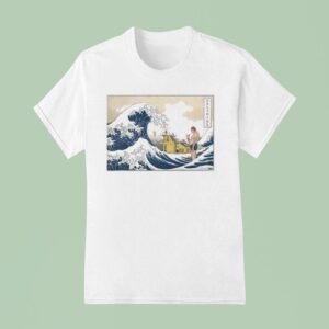 Salthill Wave Style The Great Wave Off Kanagawa Parody T Shirt