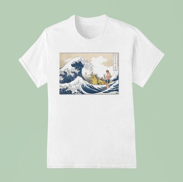 Salthill Wave Style The Great Wave Off Kanagawa Parody T Shirt