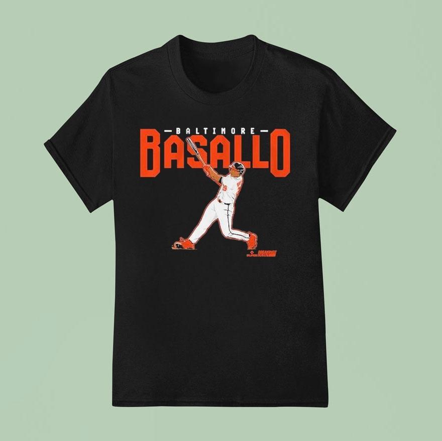 Samuel Basallo Slugger Swing T Shirt